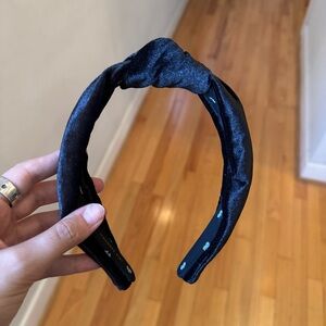 NWOT Lele Sadoughi Black Velvet Headband